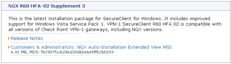 removing check point security policy vpn